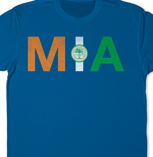 MIA T-Shirt – Miami, FL Flag