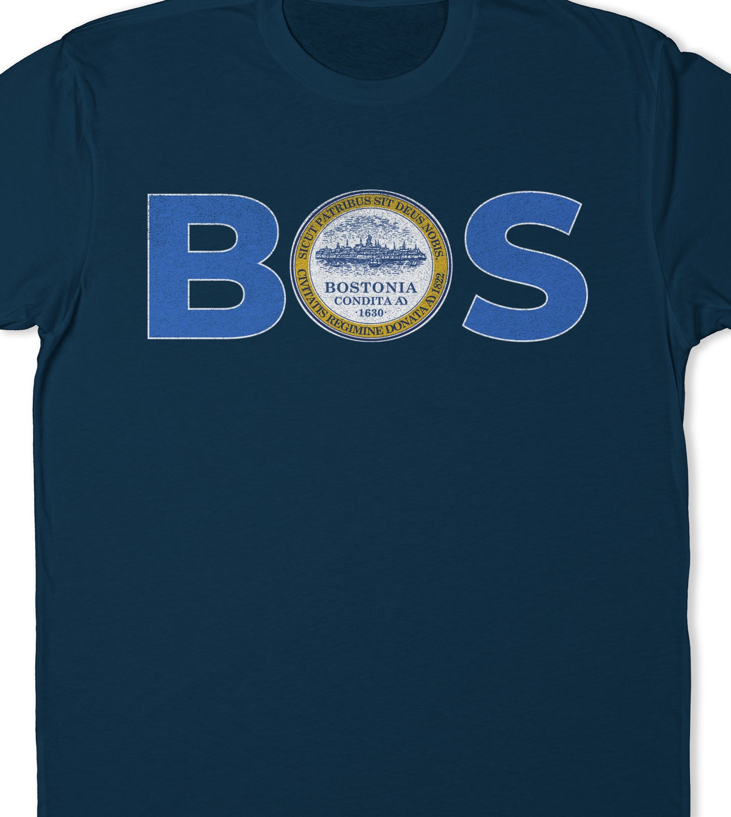 Boston T-Shirt - Boston, MA Flag