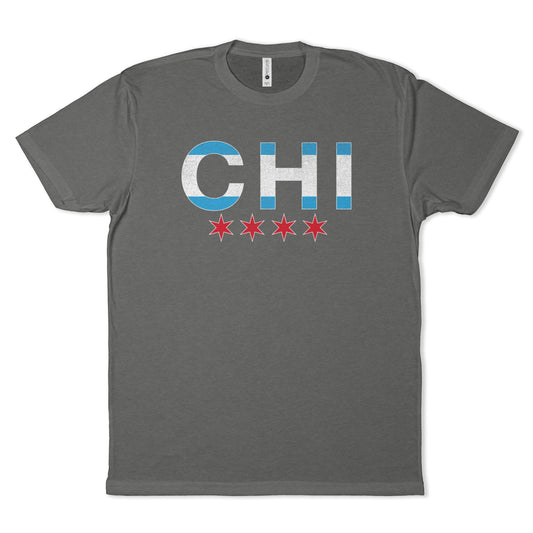 CHI T-Shirt – Chicago, IL Flag