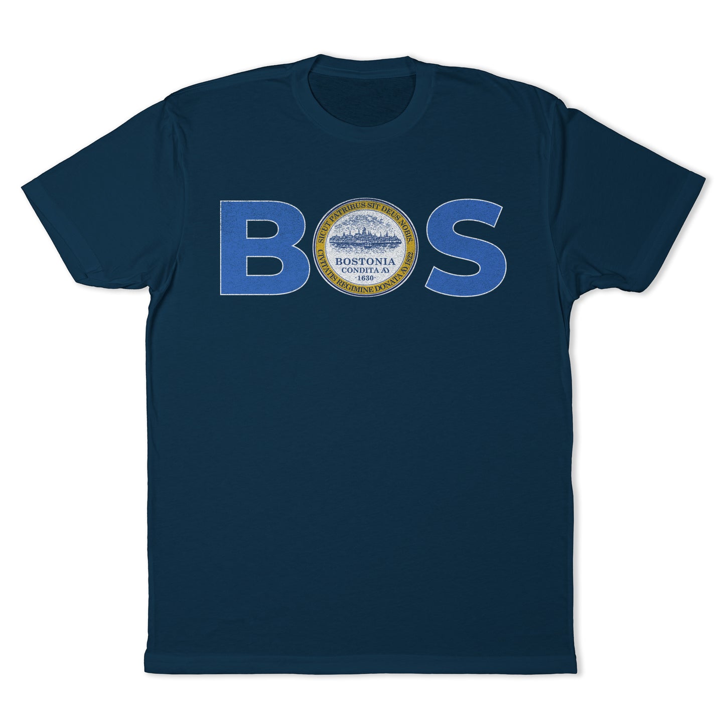 Boston T-Shirt - Boston, MA Flag